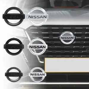Nissan Qashqai J11 Tiida Gtr Accessories, Engine Cover Grill Rear Trunk Decoration Stickers, Universal Car Sticker, Car Emblem Badges for Nissan Models