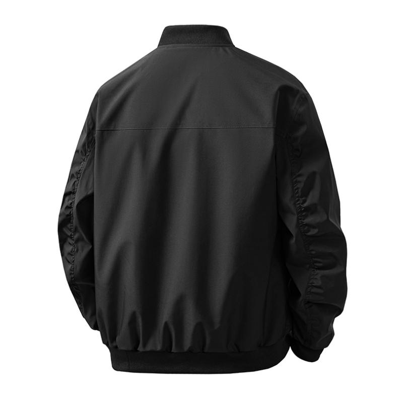 Men's new autumn overalls, youth trend simple baseball collar multi-pocket jacket, men's jacket, casual fashion jacket, spring trend versatile baseball jacket top, windproof bomber jacket men's cardigan, suitable for daily and outdoor sports wear