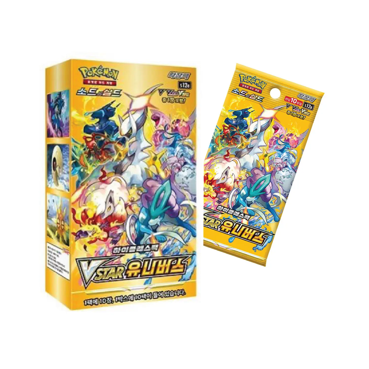 vstar universe booster box how many packs Picked up a vstar universe booster box (10 packs) from my local card shop  and I'm blown away by the quality. Also bought 11 eng packs and pulled my  first alt arts! :