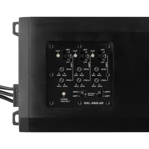 NXL 6-Channel Full-Range Class D IP67 Marine and Powersports Amplifier 6 x 150 Watts Rms @ 4-Ohm