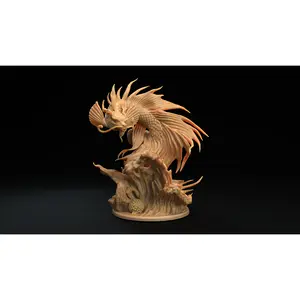 Koi Dragon Koi Fish Dragon | The Dragon Trappers Lodge | 32mm Scale | Miniature TTRPG Mini DnD Dungeons Dragons Wargaming