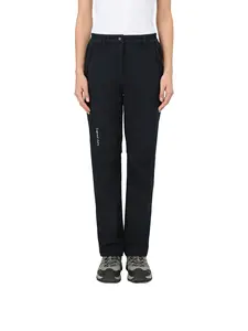 Women's Autumn Winter Outdoor Functional Softshell Hiking Pants, Waterproof Windproof Breathable for Running Cycling Camping Fishing