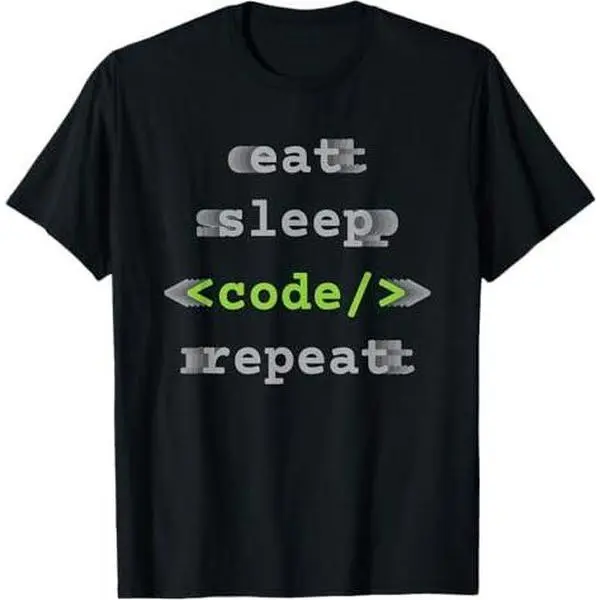 Eat Sleep Code Repeat - Coding Programmer Coder T-Shirt