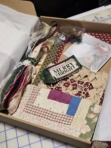 50% DISCOUNT - NOW JUST $24.47 AT CHECKOUT - Gather 'n Stitch Exclusive - A Primitive Christmas Box 2025