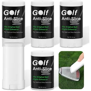 4 count Golf Anti-Slice Anti-Slick Stick Compound for Clubs Boosts Distance and Increases Accuracy  for Golfer