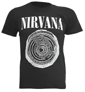 Nirvana T Shirt Official Vestibule Band Logo Kurt Cobain Grunge Bleach Album New