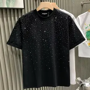 Summer Fashion Brand Light Luxury Men's T-shirt Short-sleeved Star Ironing Niche Half-sleeved T-shirt