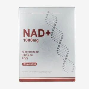 NAD+ Formula 1000mg 30 Pack | Vitamin B3 Complex PQQ Resveratrol | Daily Wellness Stick Packs