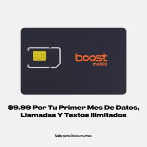 Kit SIM de Boost Mobile – $9.99 por un mes de datos, llamadas y mensajes ilimitados