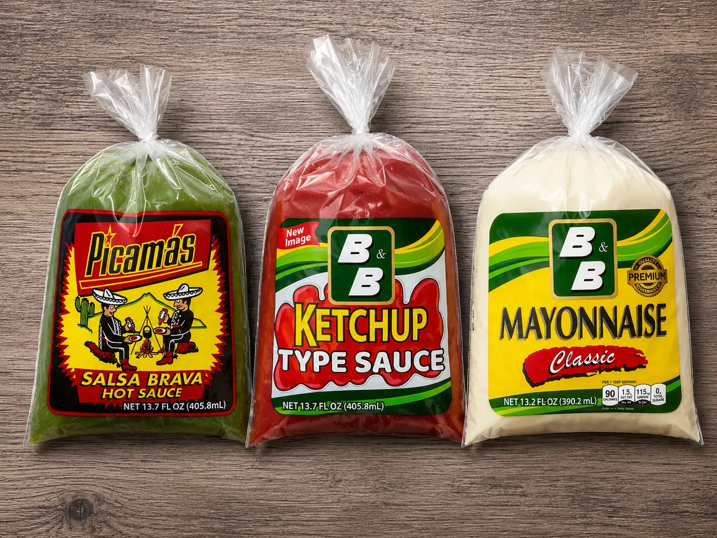 Guatemala Ketchup Mayonnaise Picamas Salsa Original de Guatemala Authentic Guatemalan Condiments for Authentic Flavor Enhancing Dishes Dip Sauce