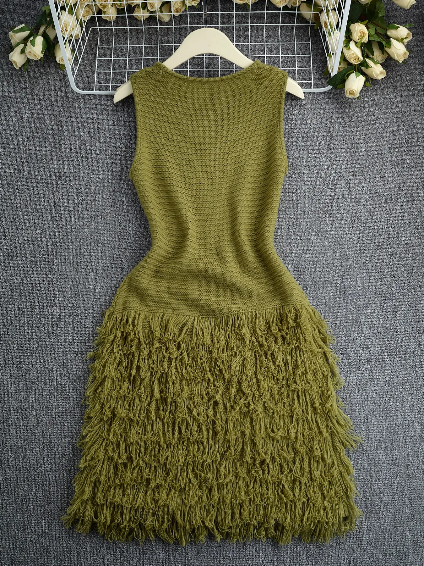 ruched knitted dress Ruched Bardot Mini Dress | Rib Knit Dress | Brown main image 0