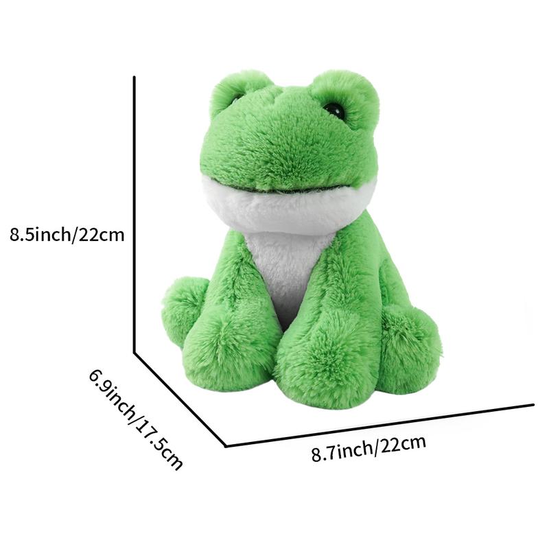 8.5-inch/22cm Sitting animal plush toy Golden Retriever, Reindeer, Lion, Pig, Sheep, Goat, Frog, Raccoon. Soft and fluffy, Perfect as gifts for children Types