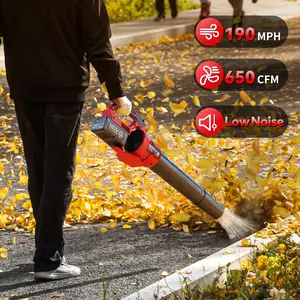 Somorei 40V Powerful Cordless Leaf Blower - 650 CFM Brushless Electric Blower with 5.0Ah Battery & Charger - Battery Powered for Lawn | Yard | Garden Portable Tool