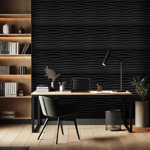Aadesh PVC Wall Panels, Waterproof & Easy Clean, 11.8x11.8 Inches, 1mm Thick, Heat Insulation, Modern Home Decor, Living Rooms, Bedrooms