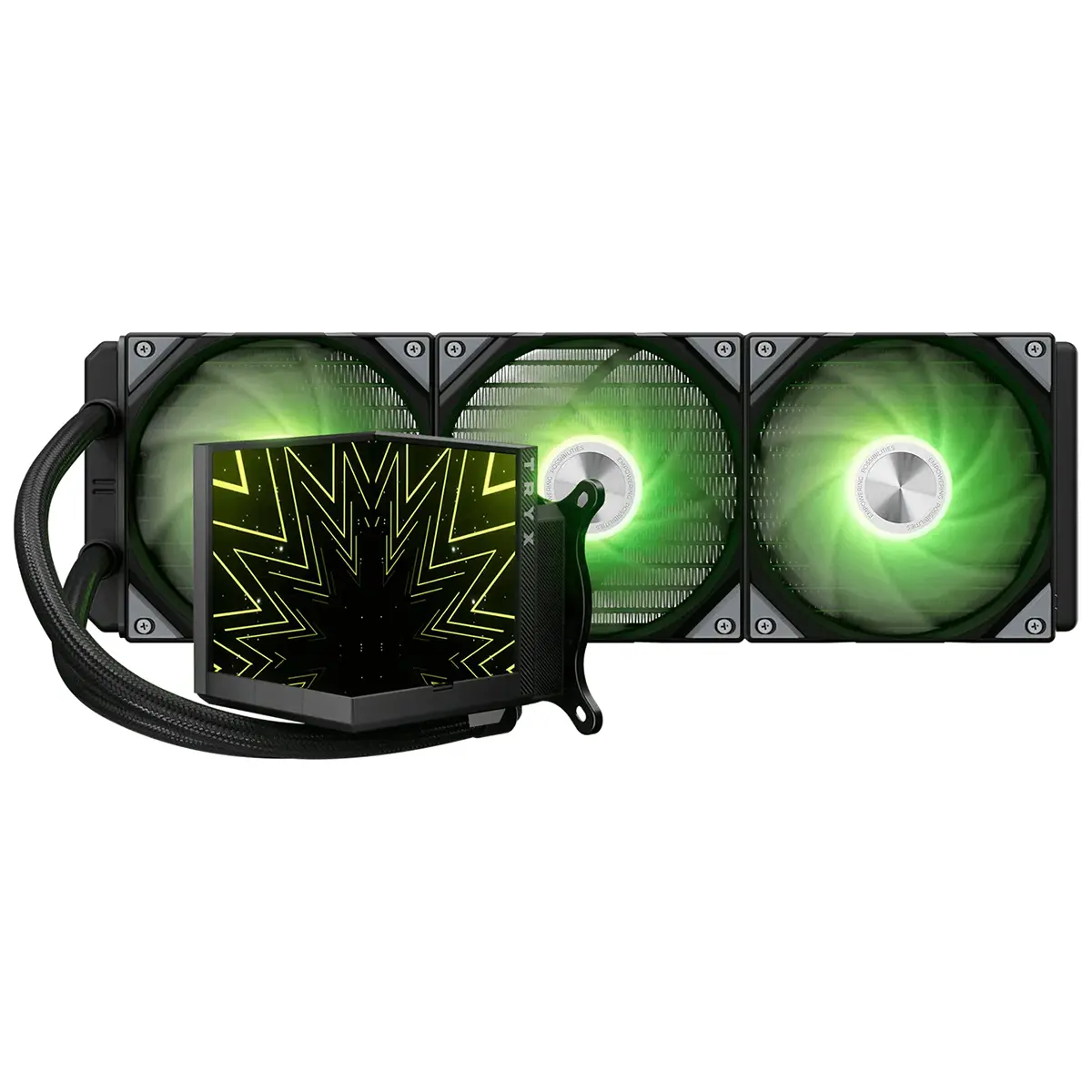 TRYX STAGE 360mm ARGB CPU Liquid Cooler with IPS Display