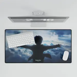 Eren Mouse Pad, Eren Freedom Desk Mat, Attack on Titan Gaming, Eren Yeager Accessory, Freedom Fan Art, Kawaii Office Decor, Attack on Titan