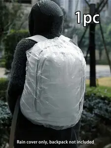 Transparent disposable cover for backpacks, shoulder bags and luggage, Waterproof covers, waterproof and dustproof, compact and portable, fits various bags and home appliances, perfect for office, outdoor, travel and camping, gift for family
