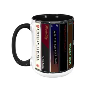 Arctic Monkeys Cassette Tape Mug, Retro Album Spines Coffee Cup, Indie Rock Fan Gift, AM Music Decor