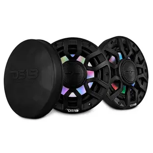 DS18 NXL 6.5" 2-Way Coaxial Marine Speaker With Digital Led Lights And Bullet Tweeter 150 Watts 4-Ohm Black