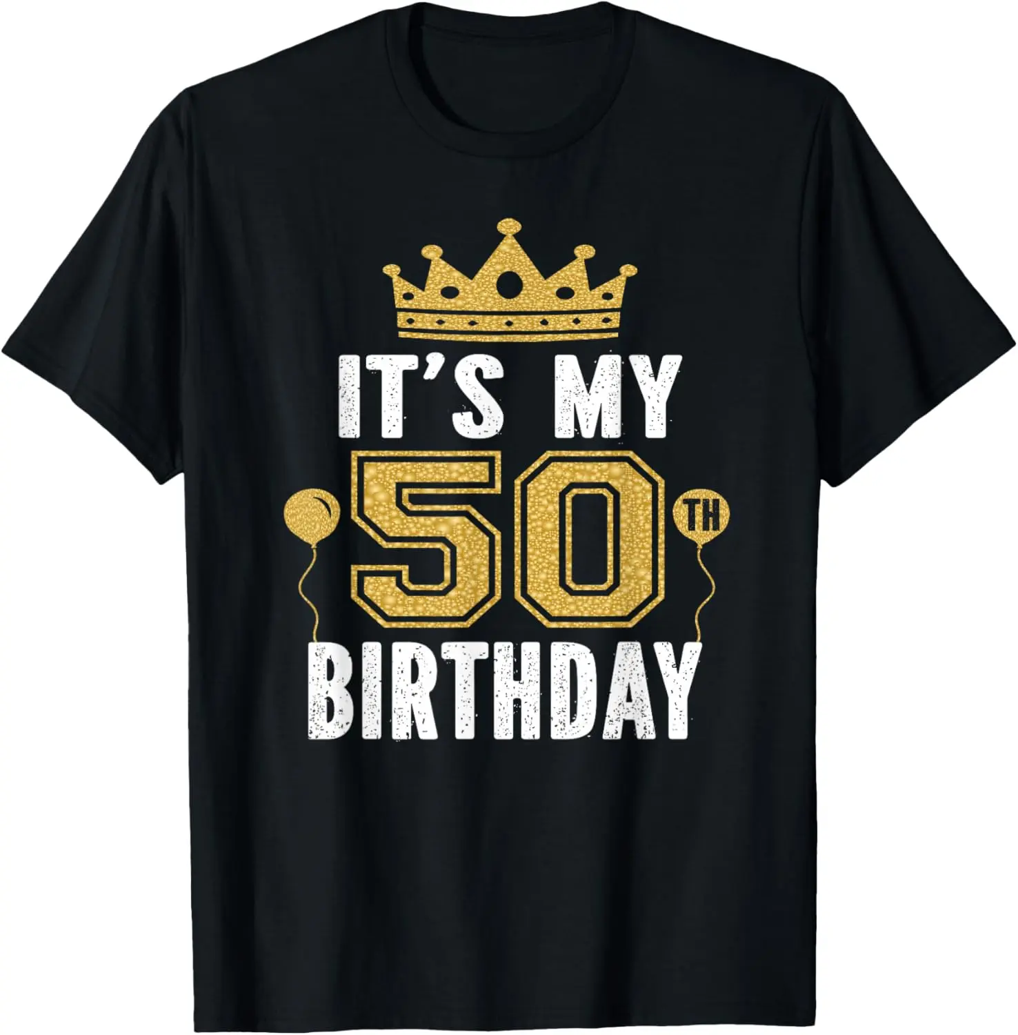 100%cotton It's My 50th Birthday Gift for 50 Years Old Man and Woman T-Shirt