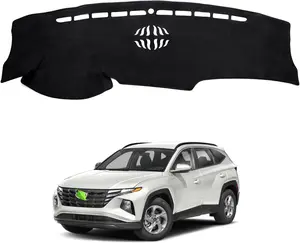 KUST Dashboard Cover Mat for 2022 2023 2024 Hyundai Tucson Accessories Dash Cover Flannel Dash Mat Sunshade Glare UV Rays Protector (fit for 4.2 inch Digital Cluster or 10.25 inches)