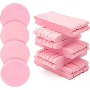 120 Pcs Facial Sponge Compressed, Face Cleansing Sponge Estheticians Compressed Makeup Facial Round Wash Face Sponges for Women Compress Exfoliating Removal