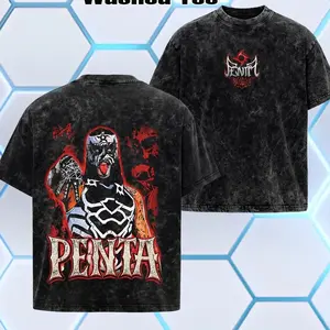 WWE 2026 - Retro Vintage Limited Edition Penta El Zero Miedo - WWE Washed Tee - Unisex T-shirt - Hoodie Clothes Cotton Menswear Unisex Top Soft Apparel Streetwear Summer Outfits Gift For Women And Men, WWE Merch N1O