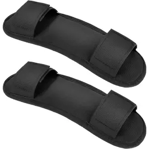 2 Pcs Soft Shoulder Strap Pad, Thick & Breathable Backpack Strap Pads, Removable Shoulder Pads for Bag Straps, Shoulder Straps for Bags(Black, 8.86 x 2.76 Inch)