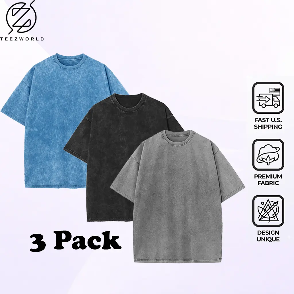 Pack 3 (Black, Drak Gray, Light Blue)