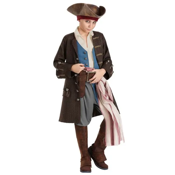 Boy's Premium Jack Sparrow Pirate Costume (© Disney)