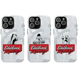 Sexy Girl Edelbrock Racing White Camo Phone Case, Edelbrock Racing Phone Case, Suitable for iPhone