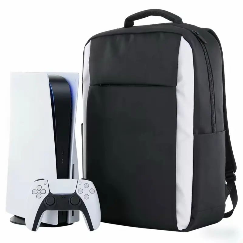 Kayoura gaming Backpack for PS5, PS5 Slim & PS5 Pro - Waterproof Shockproof Protective Carrying Case for Console, Controllers and Accessories - Premium Travel Bag for Dedicated Gamers