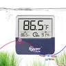 hygger Wireless Digital Aquarium Thermometer - Stick-on LCD Display Gauge, Automatic Super Accurate Temp Tracking, 24h Temp Memory, Aluminum Alloy Sensor, Easy to Use, for Freshwater & Saltwater/Axolotl Tanks, Batteries Included, Single Unit