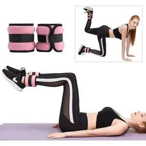 1Pair Adjustable Ankle Weights for Women and Men, (0.25kg / 0.5kg Each Pack) Leg Wrist Weight Straps for Yoga, Walking, Running,   Gym