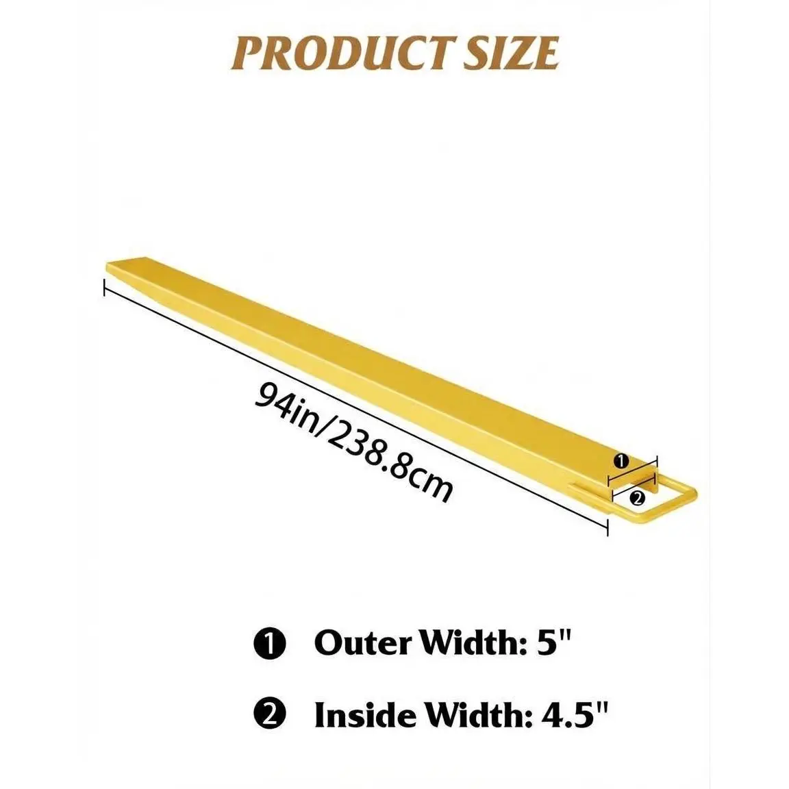 yellow Length 94 inches