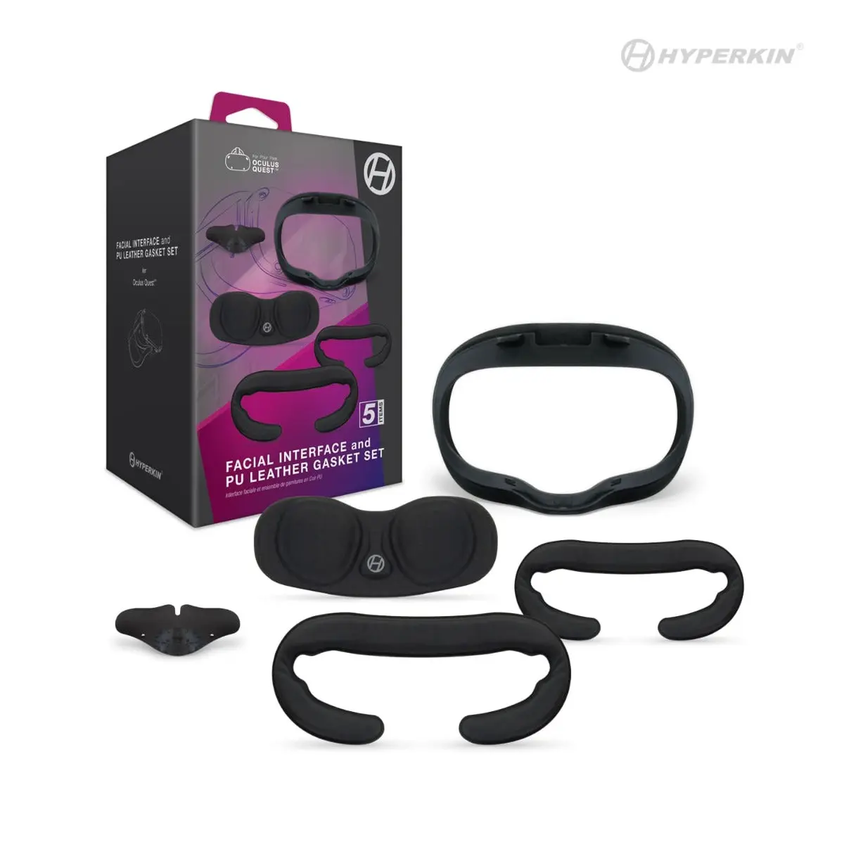 Hyperkin Facial Interface & PU Leather Gasket Set for Oculus Quest