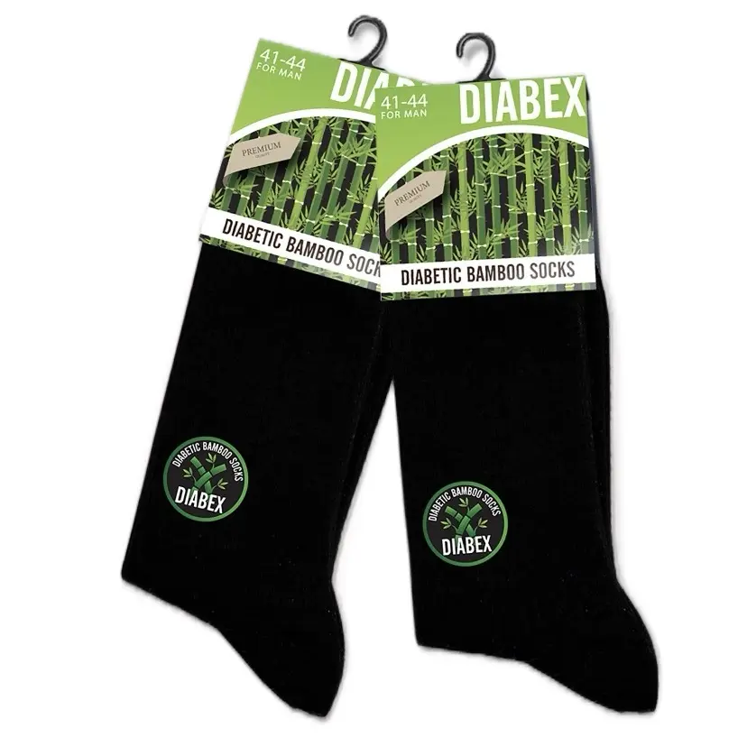 Men's Diabetic Bamboo Socks - Eco-Friendly & Sustainable - Moisture-Wicking & Hypoallergenic - Perfect for Everyday Wear - Menswear, Vibe