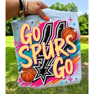 Comfort Colors Go Spurs Go Vintage Shirt, 90s Neon Basketball Tee, Retro San Antonio Fan Graphic T-shirt, Game Day Shirt