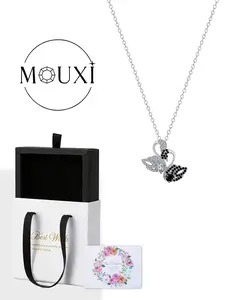 Dancing Swan Necklace Jewelry Series, Iconic Swan Necklace, Girls Valentine's Day Gift Mother's Day Gift, with Gift Box
