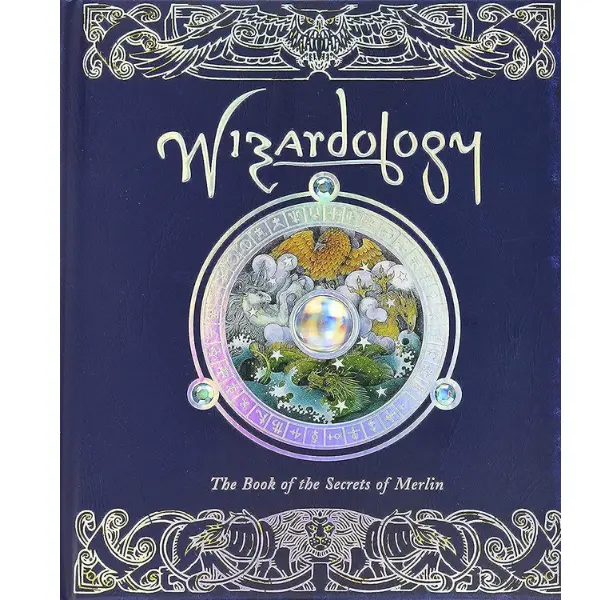 Wizardology: The Arcane Compendium of Merlin's Secrets (Ologies Series) Hardcover English Book, Magical, Enchantment-Focused, Fantasy-Themed, with World Map Illustrations
