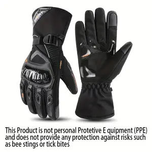 Winter Motorcycle Gloves Cycling Gloves Motorcycle Scooter Thick Warm Gant Moto Guantes Motorbike Riding Gloves for Men Women