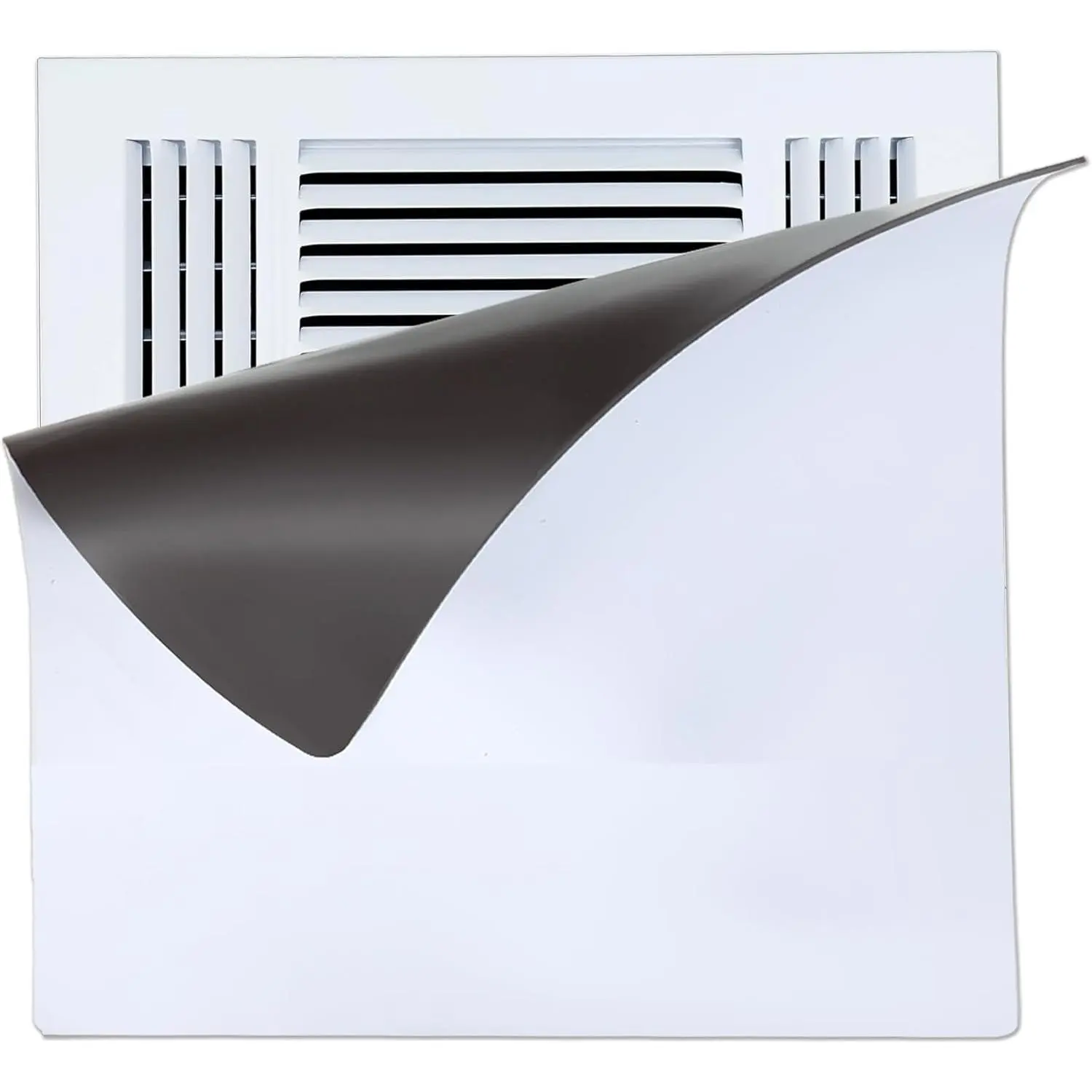 Square  Vent Covers, 13.75" x 13.75" (2 Pack), Extra  , Fits Steel Vents Only, Complete Seal, Air Vent/Register Covers for Home Ceiling, Wall, HVAC, AC, and Heater Vents