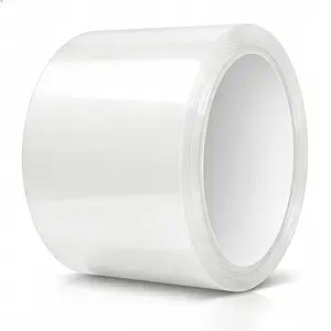Window Windproof Sealing Transparent Tape, 3 Inch X 165 Feet (55 Yards), No Residue, All-Season Insulation, Suitable for Windows and Window Air Conditioning