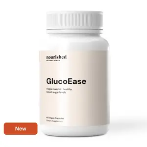 Nourished GlucoEase for Metabolic Health - 60 Vegan Capsules to Maintain Healthy Blood Sugar Levels