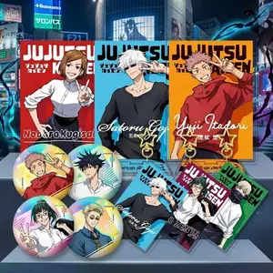 Jujutsu Kaisen Scissor Glove Series Acrylic Stand Keychain Double Flash Badge Gojo Satoru Merchandise Anime Figure Collectible
