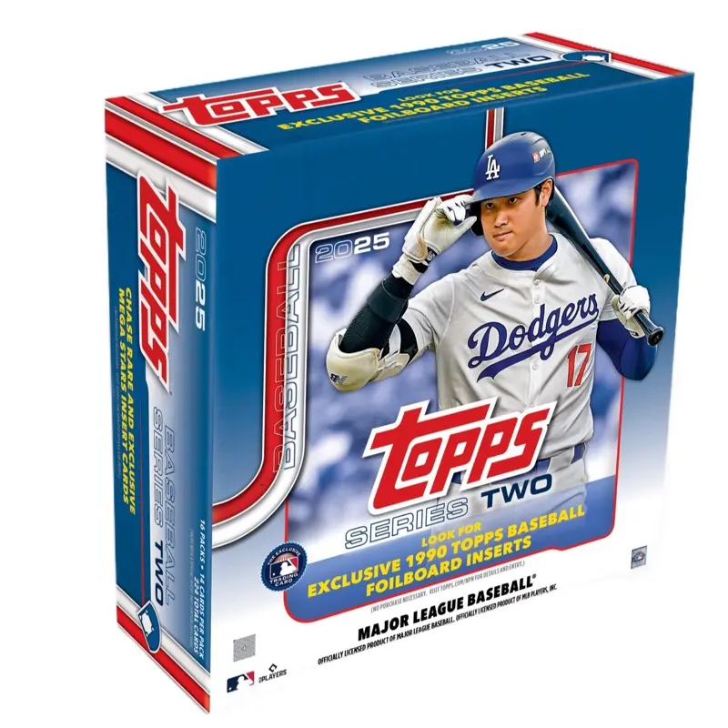 1 (One) pack of 2025 Topps Series 2 MLB Baseball MEGA BOX