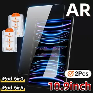 2-Pack HD Tempered Glass Screen Protector for iPad Air 10.9 Inch, 9h Hardness, Easy Install, Anti-Scratch, No Dust, No Bubbles