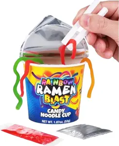 Rainbow Ramen Blast Candy Noodle Cup – 1.87 oz (53g)