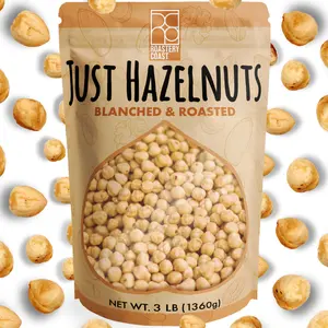 Dry Roasted Hazelnuts | Blanched | 3lbs