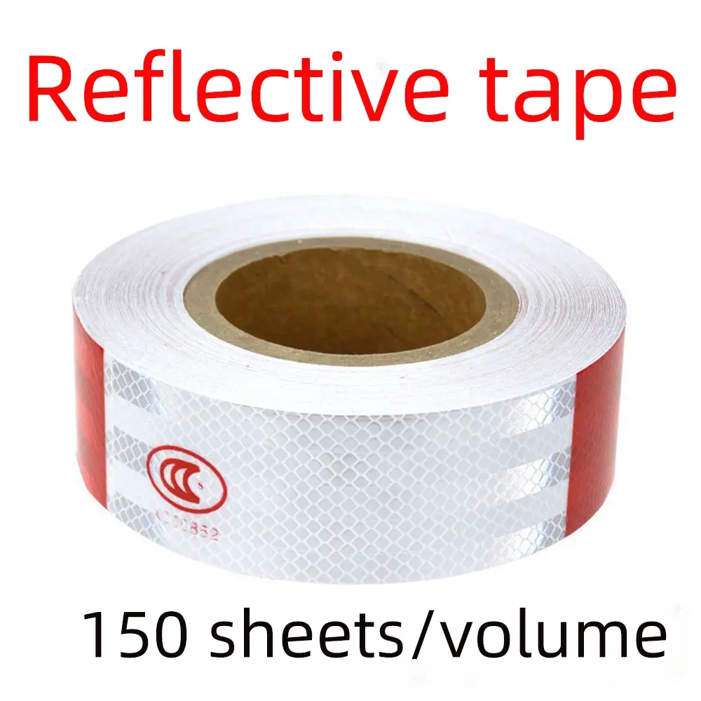 Reflective Tape Roll Waterproof Safety Warning Strip, Strong Adhesive Car Body Sticker, Suitable for Vehicle Exterior Outdoor Equipment Helmets